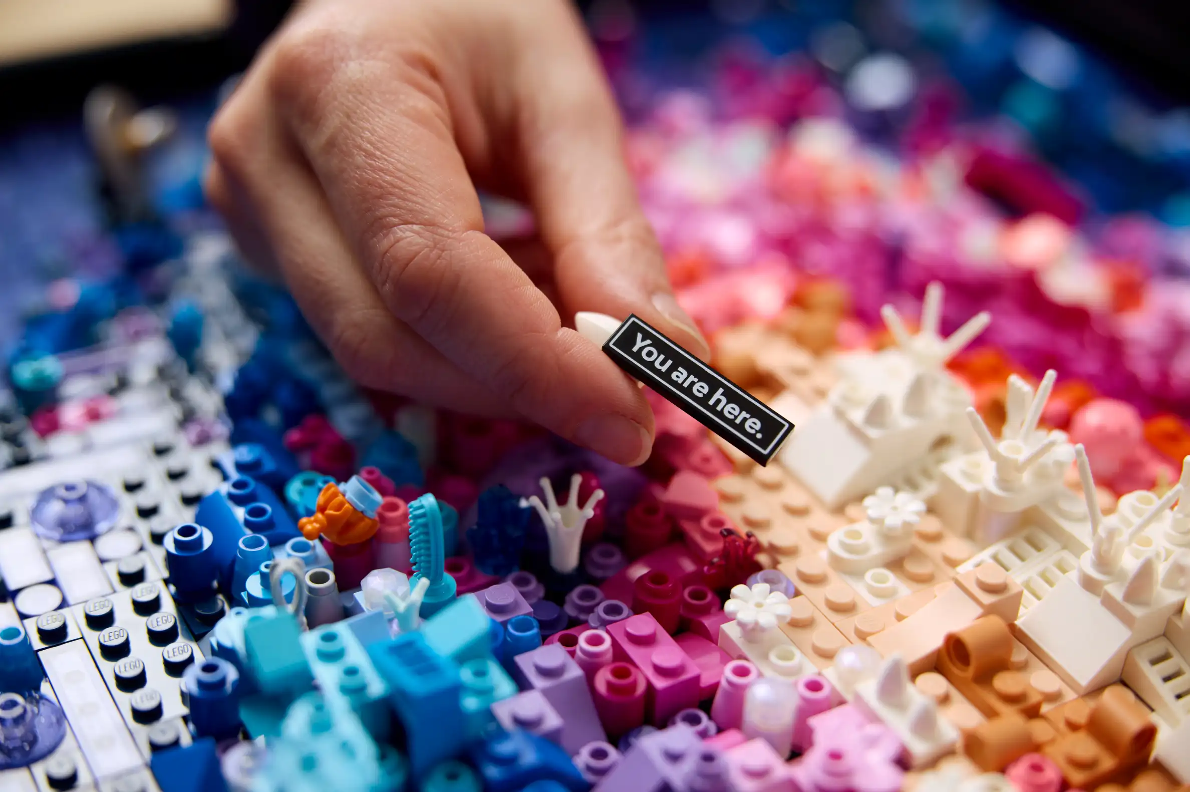 La Voie Lactée en briques LEGO® – Tableau mural à construire