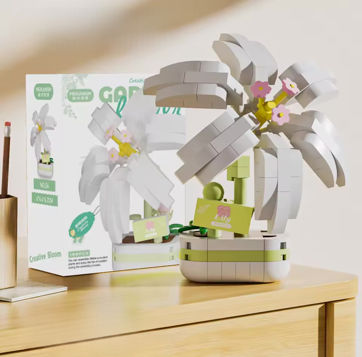 LEGO – FLEUR LYS BLANC À CONSTRUIRE