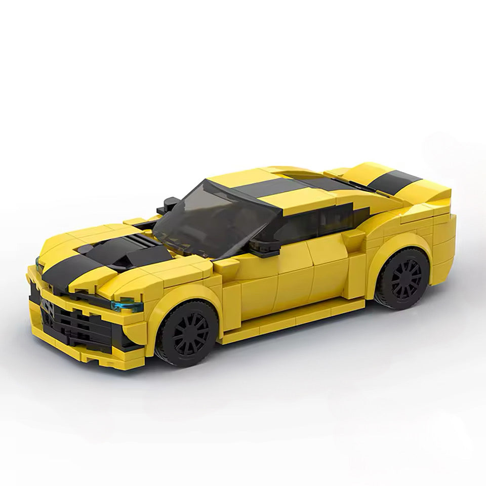LEGO – CHEVROLET CAMARO JAUNE MUSCLE CAR À CONSTRUIRE
