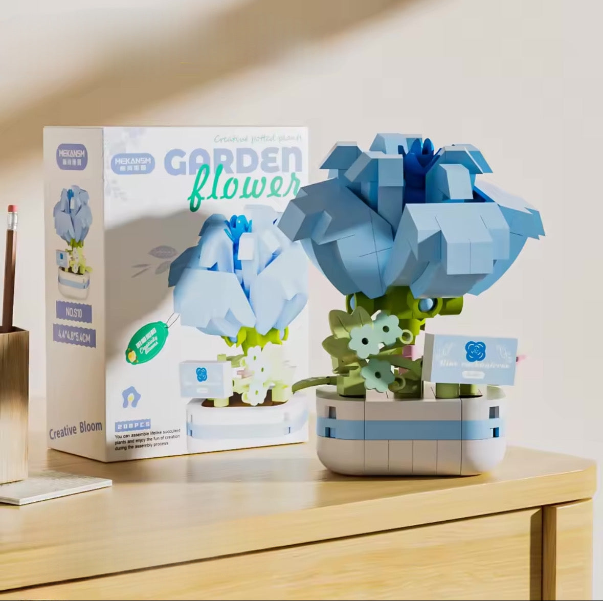 LEGO – FLEUR ROSE BLEUE À CONSTRUIRE